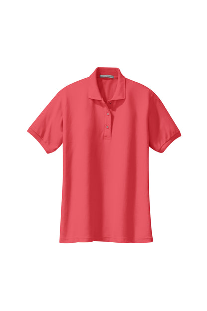 L500 WOMEN'S PORT AUTHORITY SILK TOUCH POLO