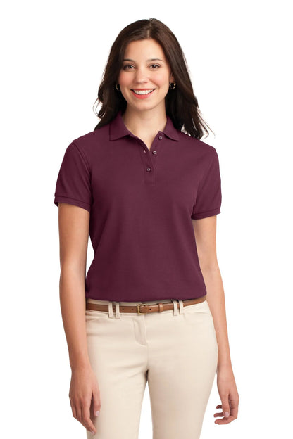 L500 WOMEN'S PORT AUTHORITY SILK TOUCH POLO