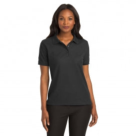 L500 WOMEN'S PORT AUTHORITY SILK TOUCH POLO