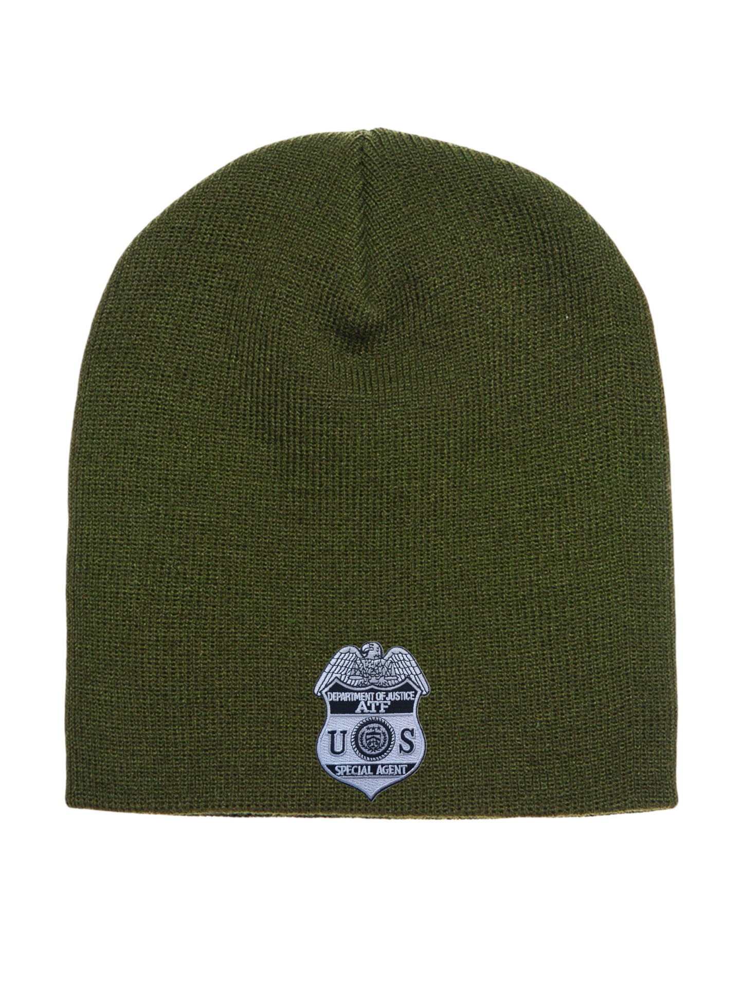 ATF SPECIAL AGENT BADGE SKULL KNIT BEANIE