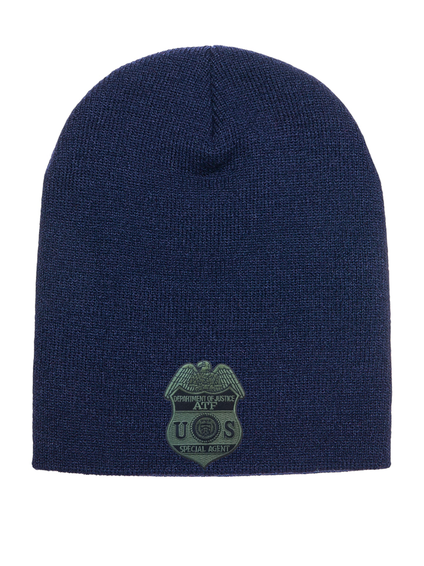 ATF SPECIAL AGENT BADGE SKULL KNIT BEANIE