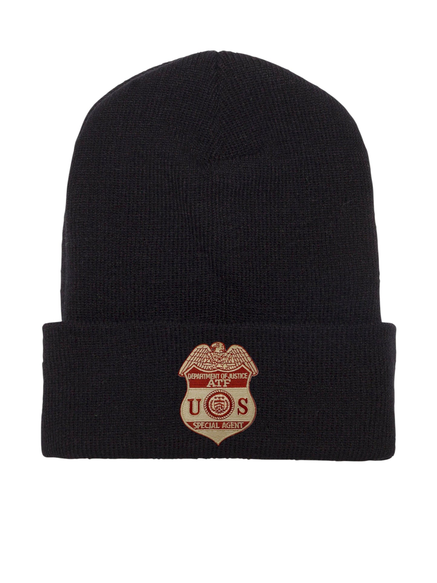 ATF SPECIAL AGENT BADGE CUFFED KNIT BEANIE