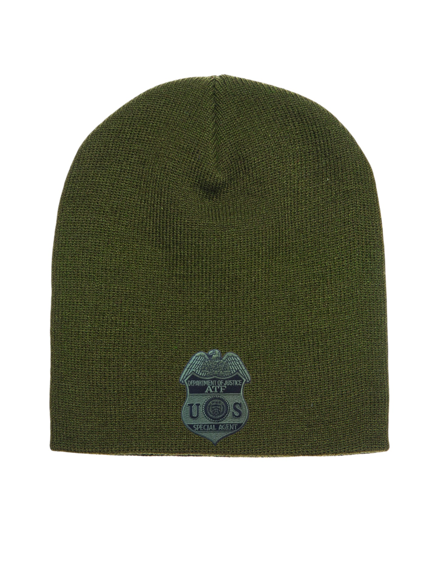 ATF SPECIAL AGENT BADGE SKULL KNIT BEANIE