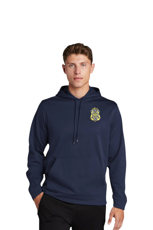 DCIS S/A BADGE WICKING HOODED SWEATSHIRT-F244