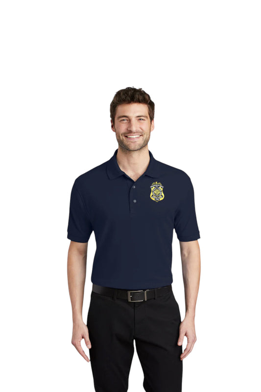 MEN'S DCIS S/A BADGE POLO-K500