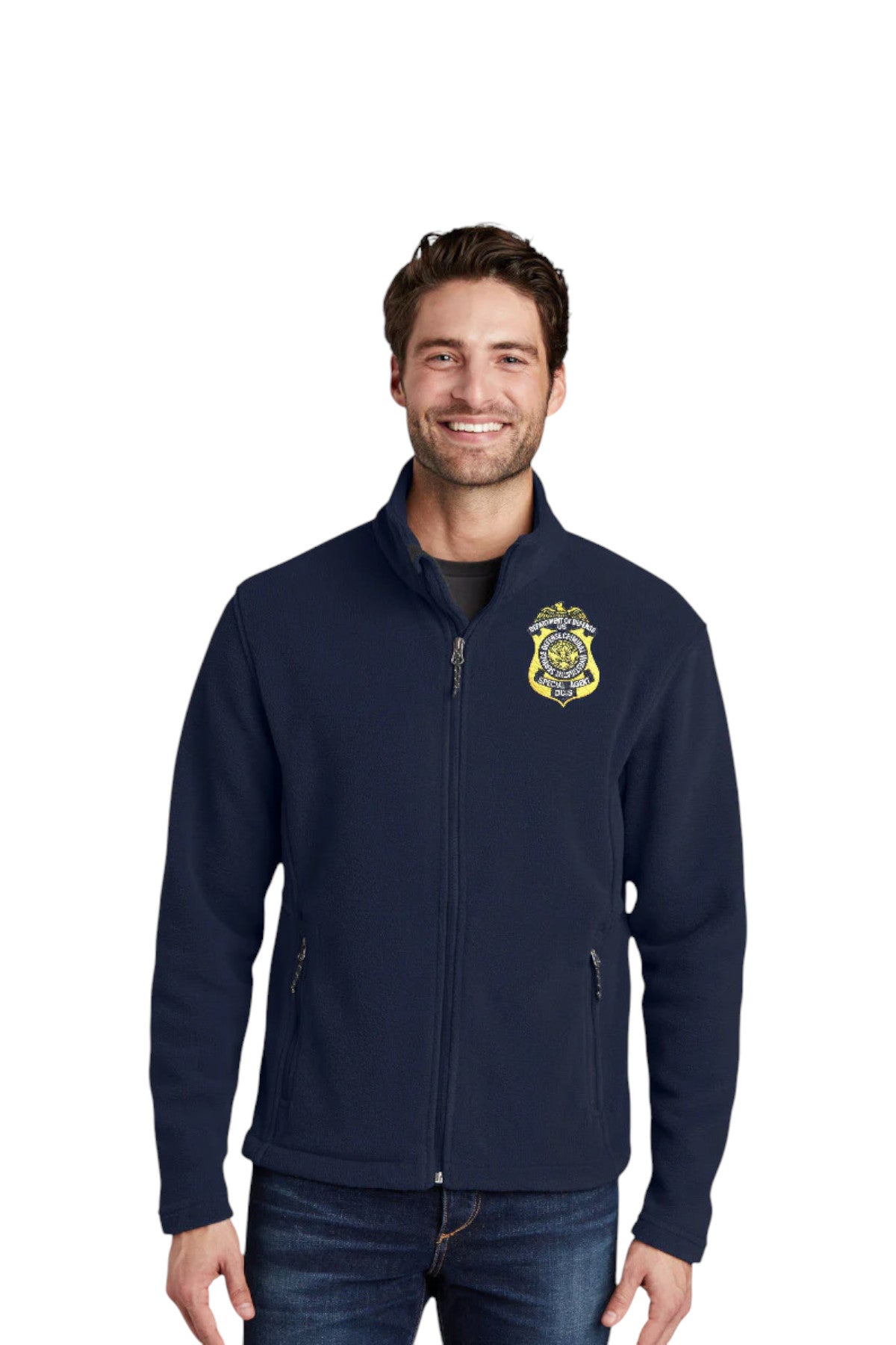 MEN'S DCIS S/A BADGE FLEECE JACKET-F217