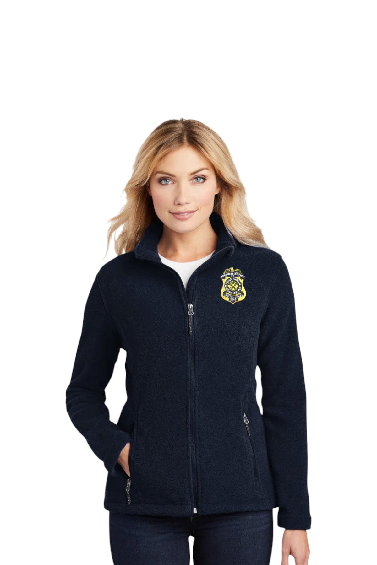 WOMEN'S DCIS S/A BADGE FLEECE JACKET-L217