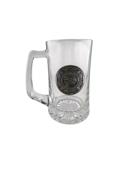 BOP PEWTER BADGE BEER MUG