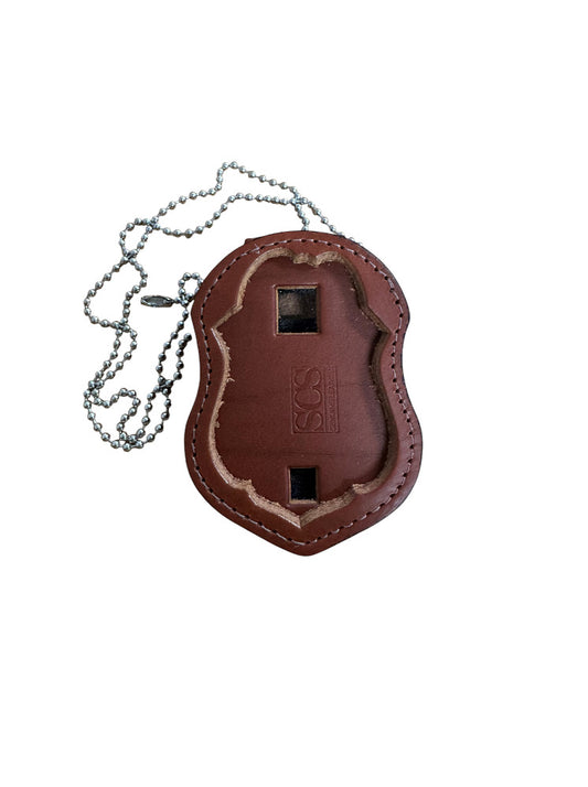 GCPD AND USCP S/A BADGE BELT CLIP-BROWN