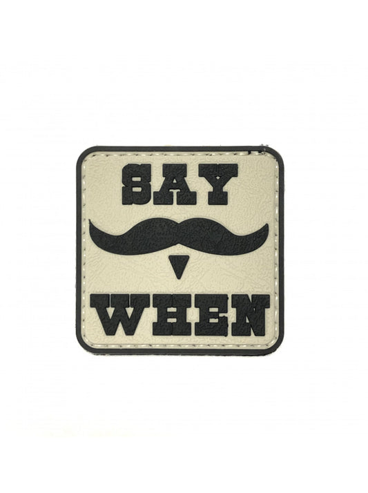 SAY WHEN PVC MORALE PATCH-6652