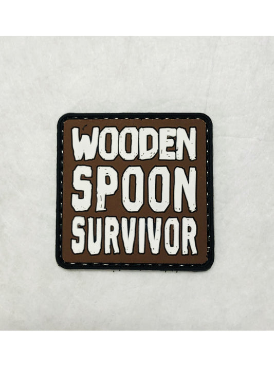 WOODEN SPOON SURVIVOR PVC MORALE PATCH-6696