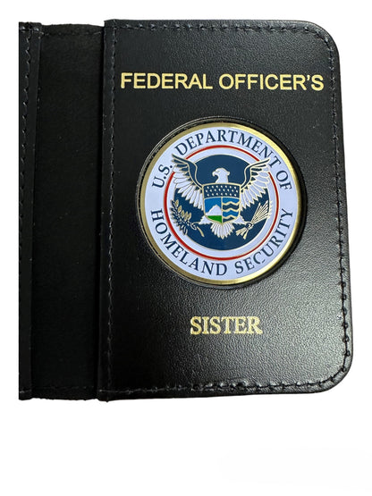 DHS MINI CREDENTIAL CASE FOR FEDERAL OFFICERS FAMILY