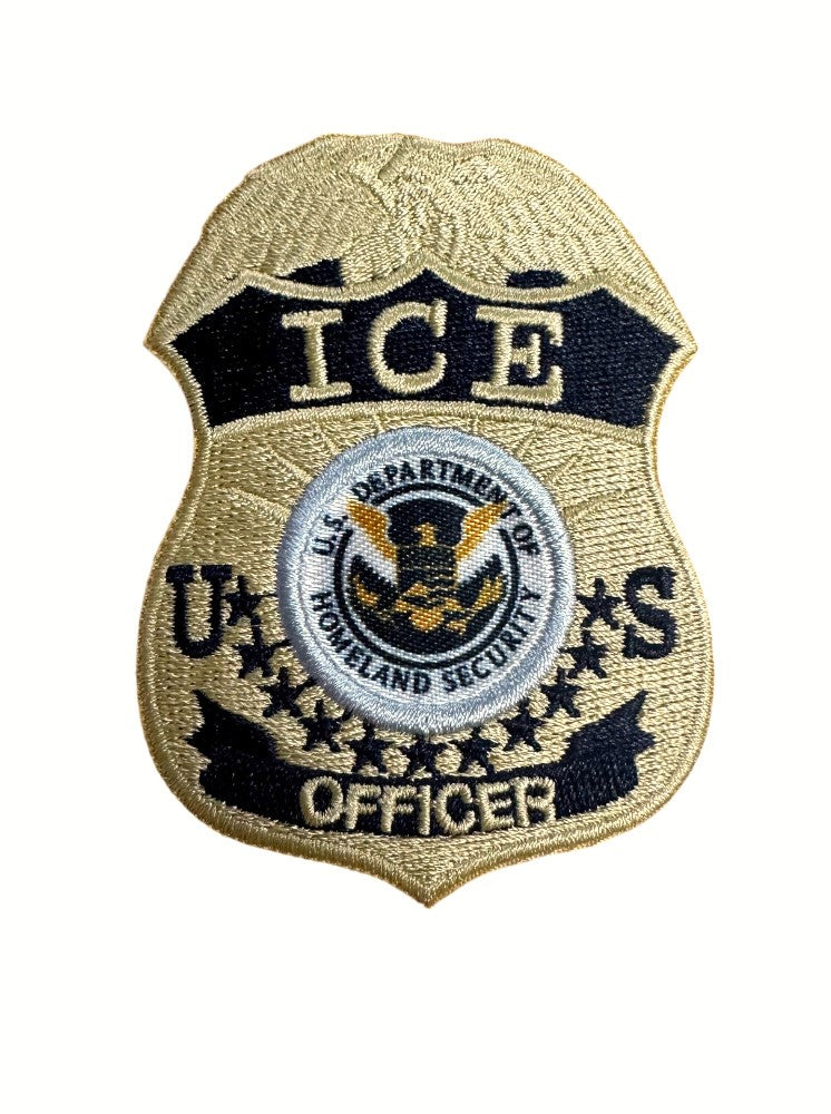 ICE PATCH OFFICER UNIFORM STYLE