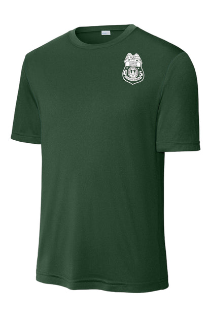 USFS ENFORCEMENT POLICE FEDERAL OFFICER WICKING T-SHIRT-ST350