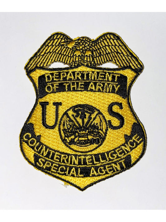 ARMY CI BADGE PATCH GOLD