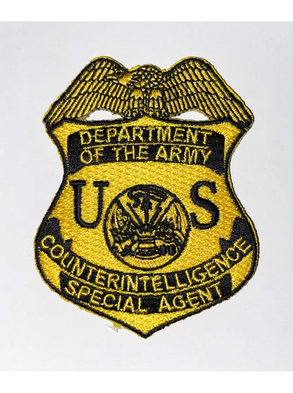 ARMY CI BADGE PATCH GOLD