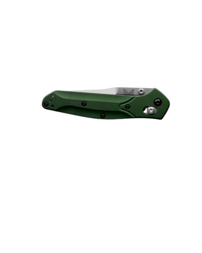 BENCHMADE 940 OSBORNE GREEN ALUMINUM KNIFE