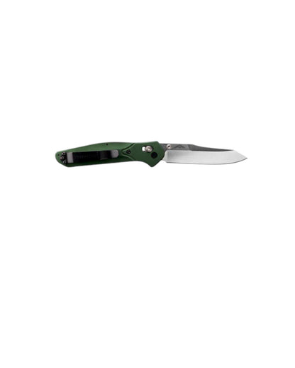 BENCHMADE 940 OSBORNE GREEN ALUMINUM KNIFE