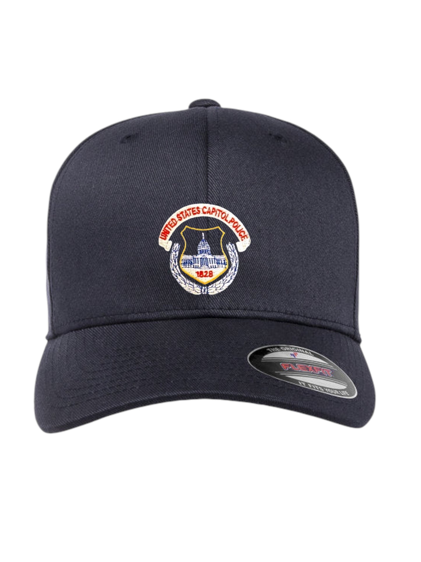 US CAPITOL POLICE SEAL ON FLEX FIT HAT