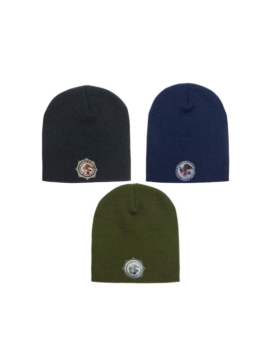 BOP BLACK KNIT CAP /SKULL CAP