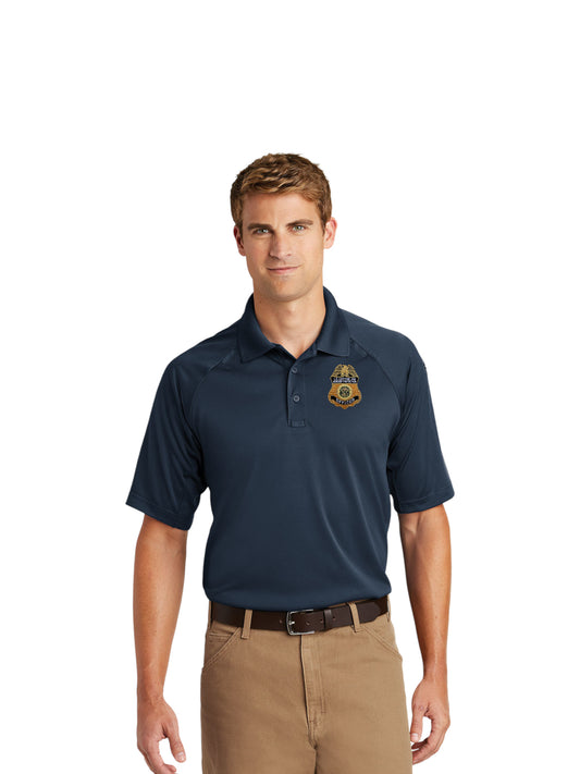 MEN'S CBP OFFICER BADGE TACTICAL POLO-CS410