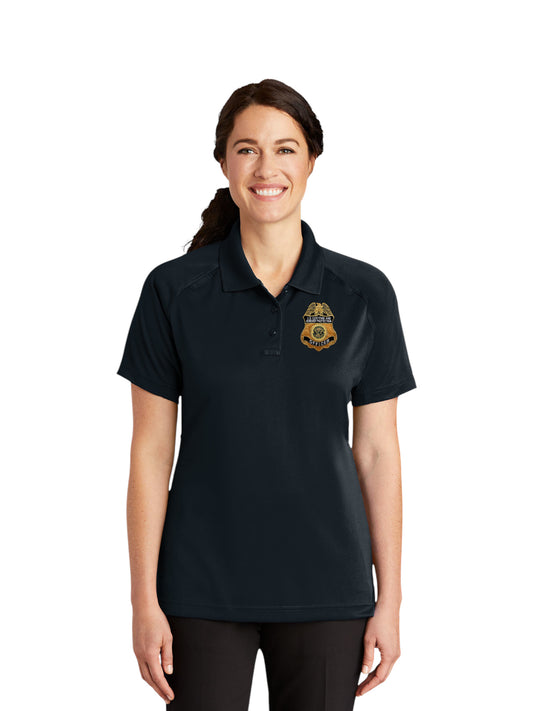 WOMEN'S CBP OFFICER BADGE TACTICAL POLO-CS411