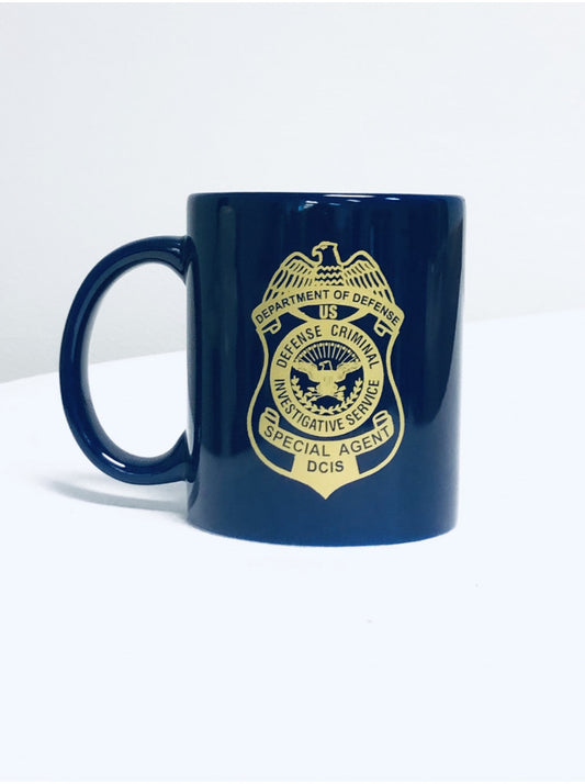 DCIS SPECIAL AGENT COFFEE MUG-NAVY