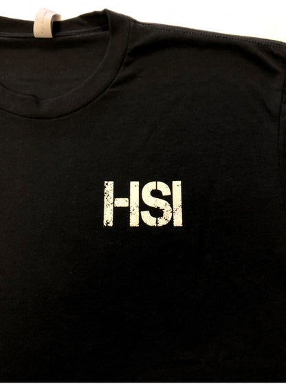 HSI TACTICAL T-SHIRT-BLACK