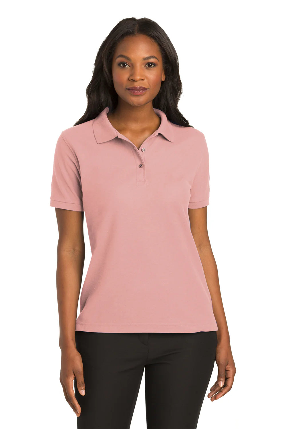 L500 WOMEN'S PORT AUTHORITY SILK TOUCH POLO