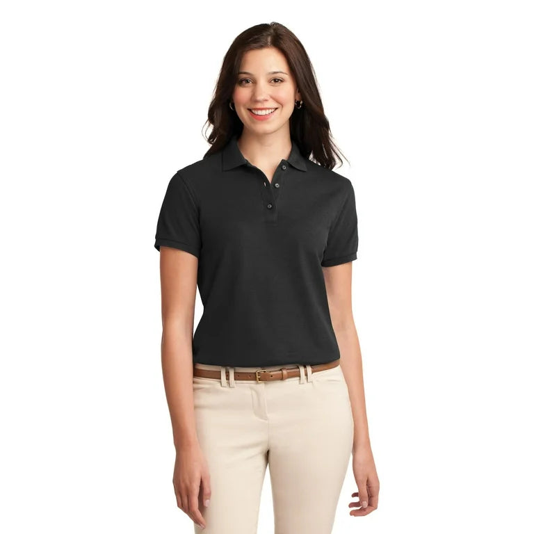 L500 WOMEN'S PORT AUTHORITY SILK TOUCH POLO