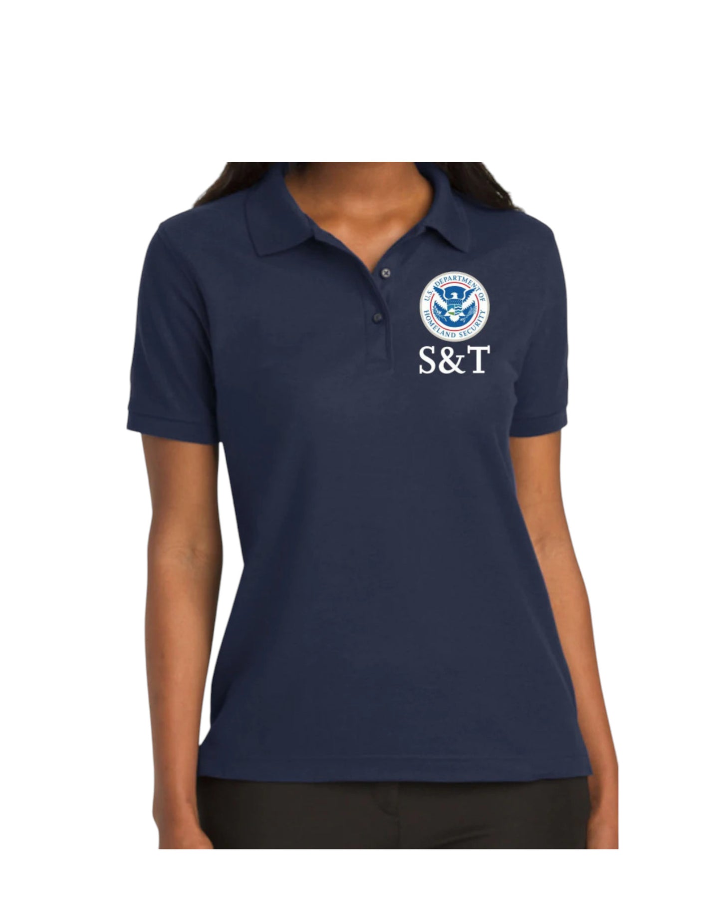 DHS SCIENCE & TECHNOLOGY (S&T) WOMEN’S PORT AUTHORITY POLO L500