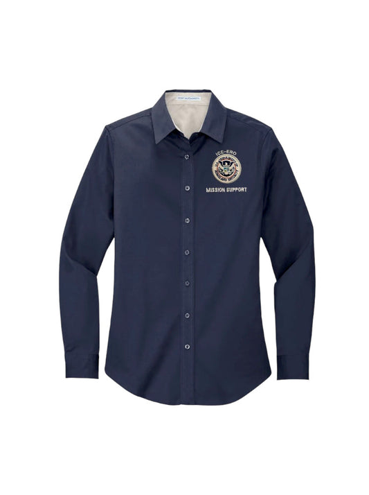 WOMEN'S ICE-ERO MISSION SUPPORT BUTTON UP-L608