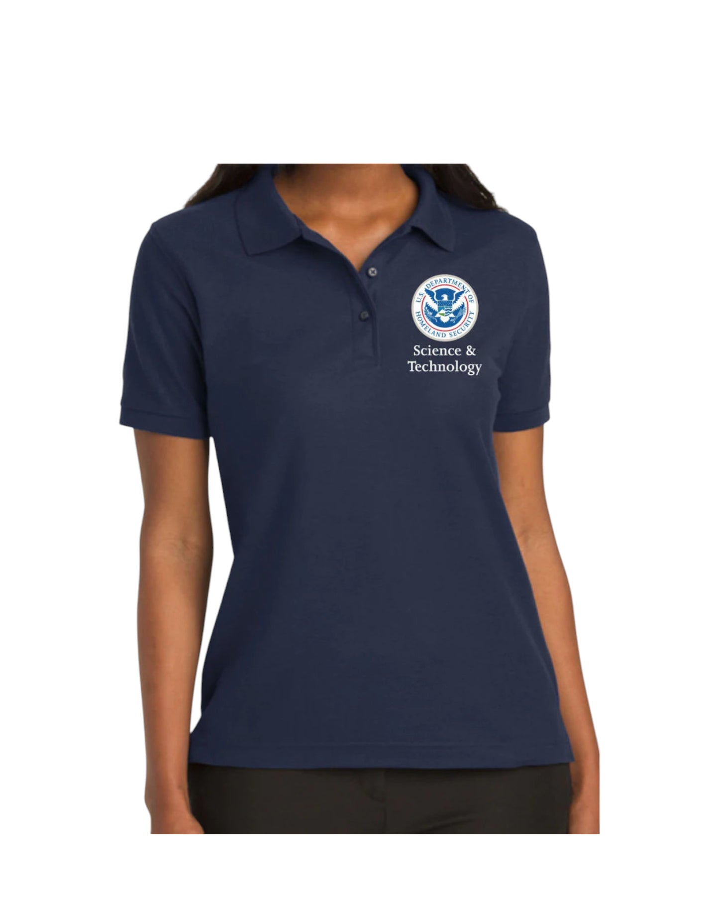 DHS SCIENCE & TECHNOLOGY WOMEN’S POLO L500