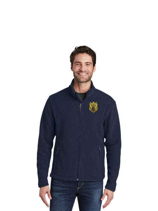 MEN'S NCIS SPECIAL AGENT ON FLEECE FULL ZIP JACKET-F217