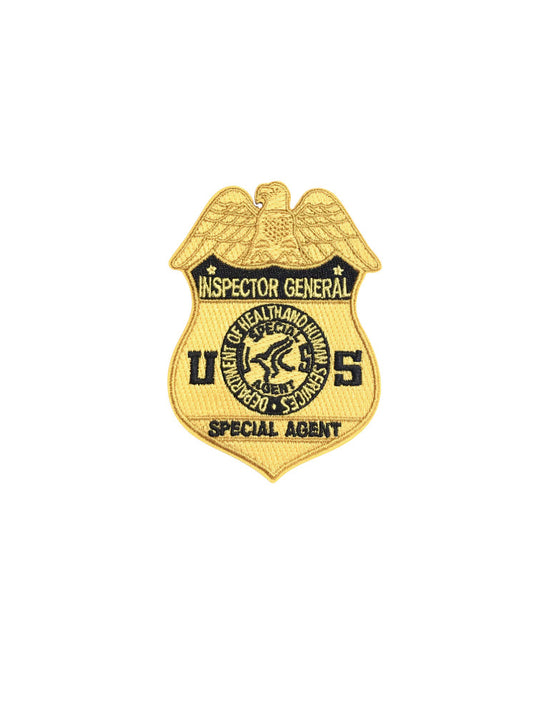 HHS-OIG SPECIAL AGENT BADGE PATCH