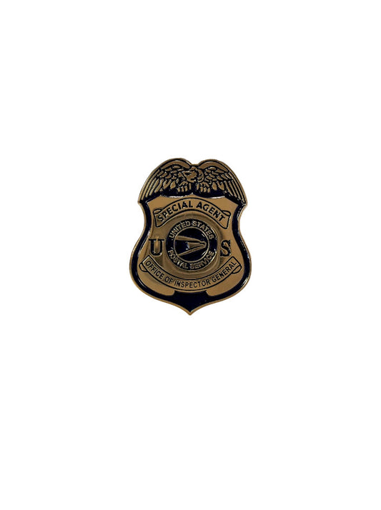 POSTAL OIG TIE PIN GOLD/NAVY