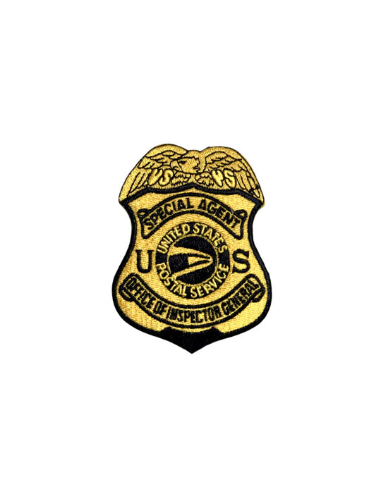 POSTAL OIG GOLD BADGE PATCH