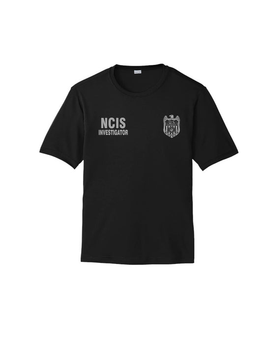 NCIS INVESTIGATOR WICKING SHIRT IN GREY INK-ST350