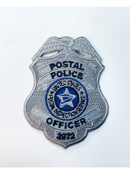 POSTAL POLICE OFFICER BADGE PATCH 3"