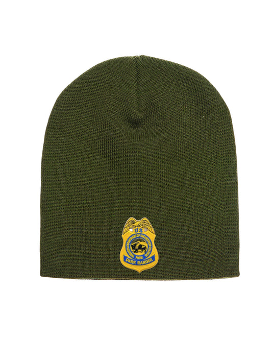 NPS BADGE SKULL KNIT BEANIE