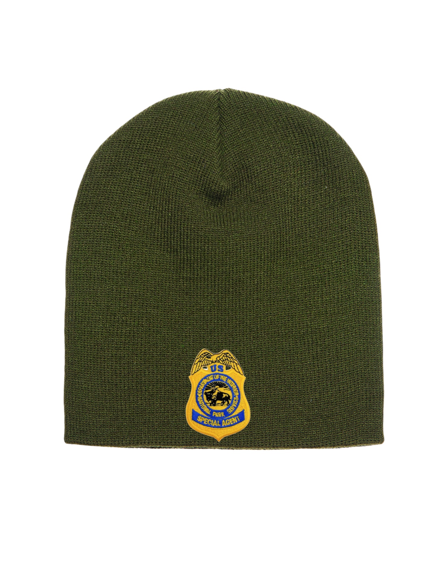 NPS BADGE SKULL KNIT BEANIE