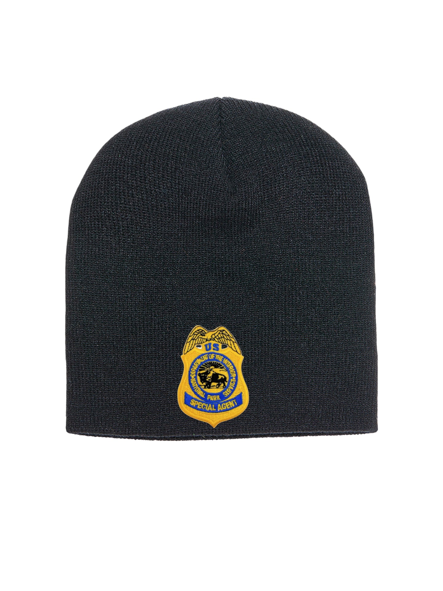 NPS BADGE SKULL KNIT BEANIE