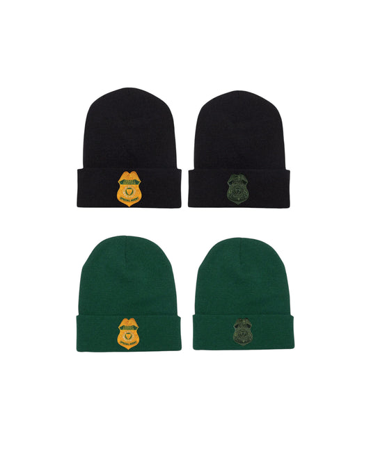 USFS SPECIAL AGENT BADGE CUFFED KNIT BEANIE