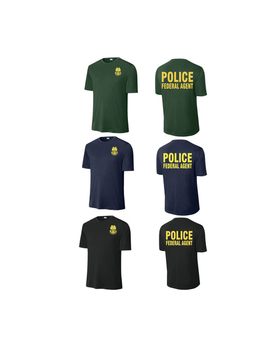 USFS SPECIAL AGENT POLICE FEDERAL AGENT WICKING T-SHIRT-ST350