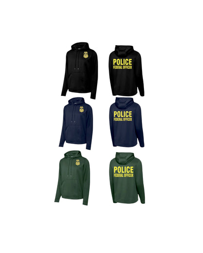 USFS ENFORCEMENT POLICE FEDERAL OFFICER WICKING HOODIE-F244